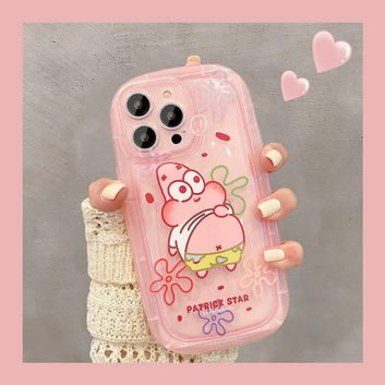 Soap case drop-proof transparent phone case protector cartoon cute